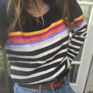 free people sweater 🌈